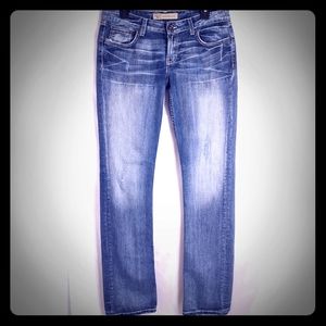 BKE Madison Skinny Stretch Distressed Jeans